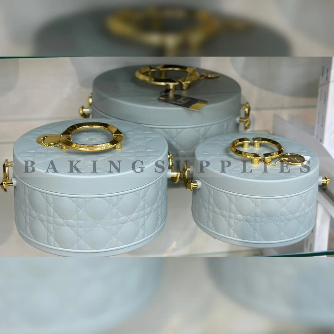 Luxury 3-Piece Insulated Hot Pot Set with Gold Handles