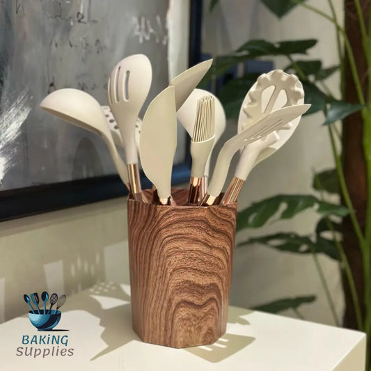 Luxury Baking Utensils Set | Premium Whisk, Spatula & Scraper