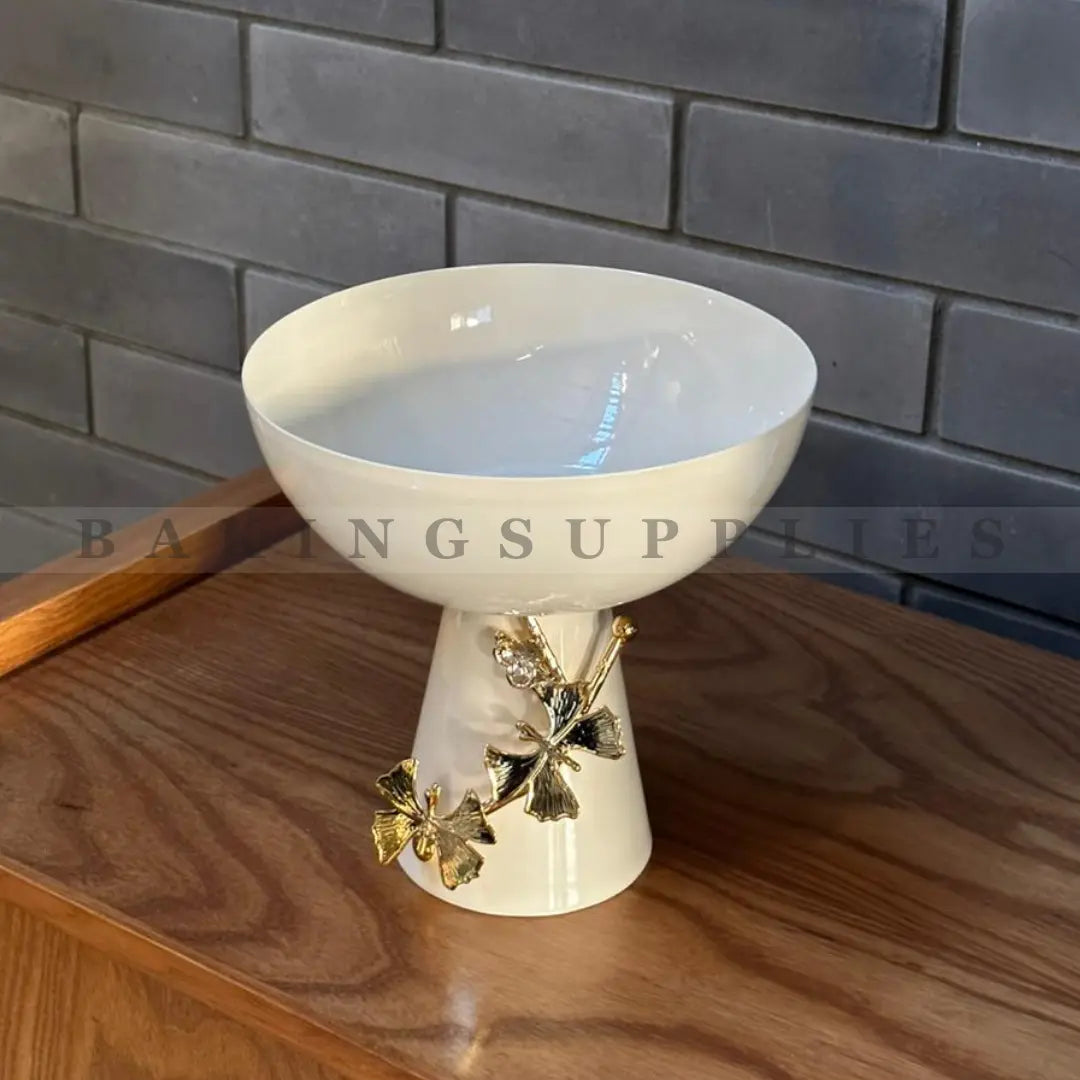 Luxury Butterfly Accent Small Serving Bowl