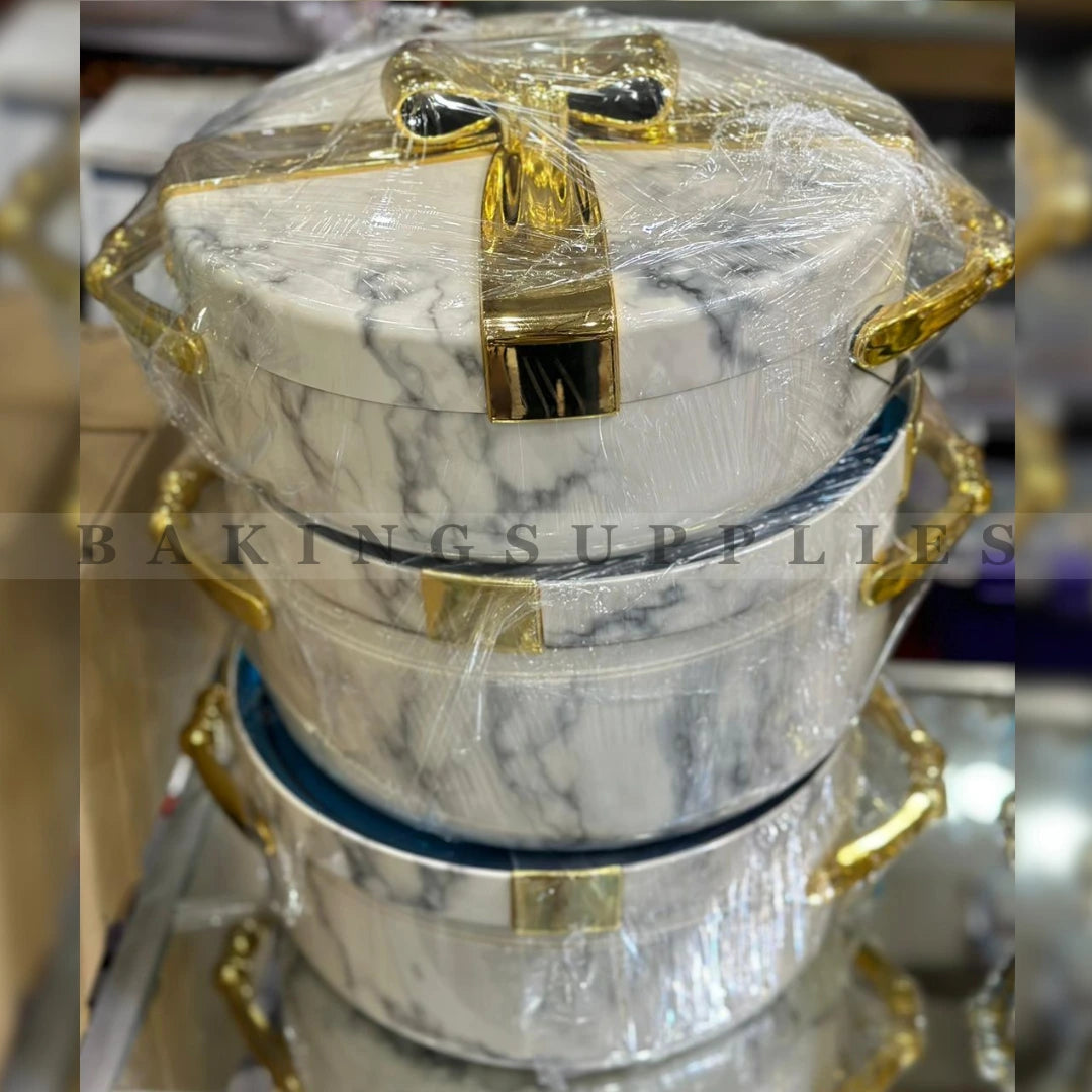 Imported Luxury 3 Piece Hot Pot Set with Lid