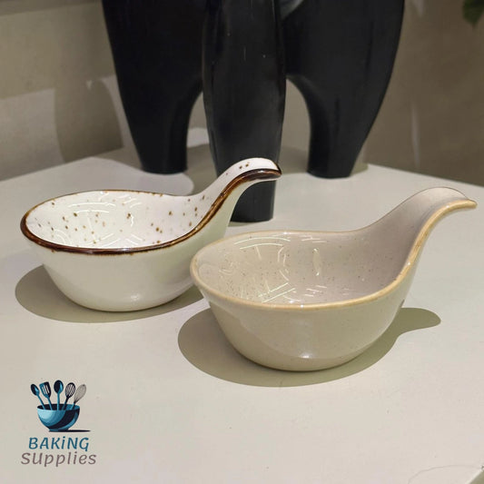 Mini Saucers – Set of 6 (Beige & White Mix)