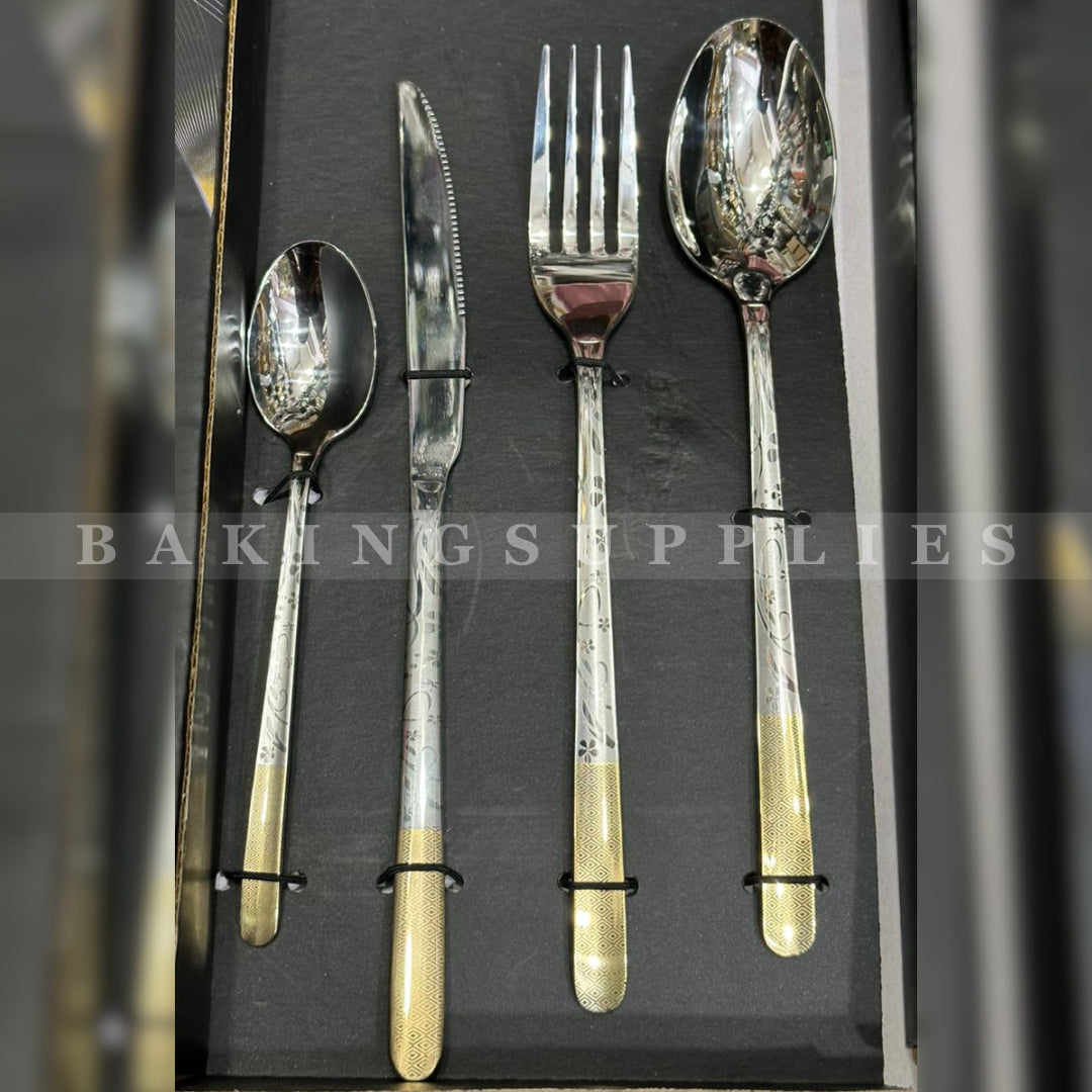 24-Piece Premium Cutlery Set (Serves 6)