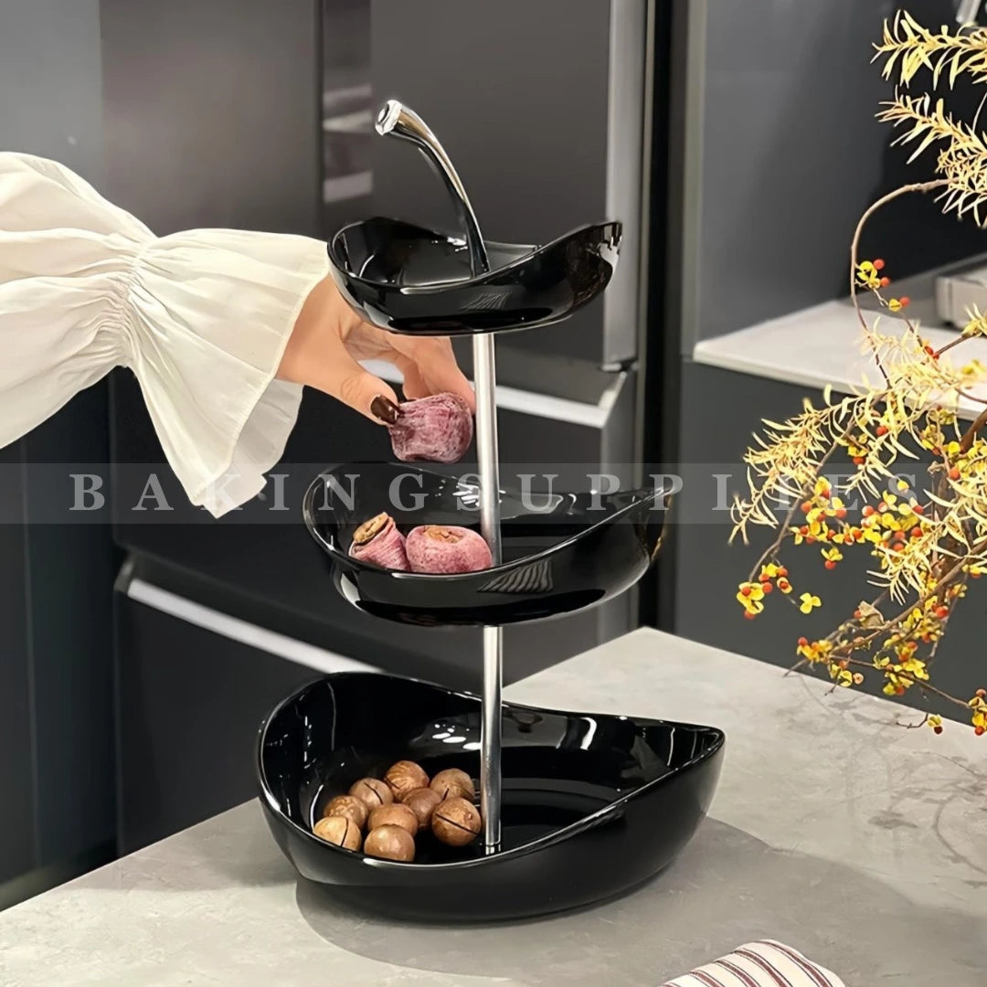 Modern Multi-Tier Fruit & Dessert Serving Stand