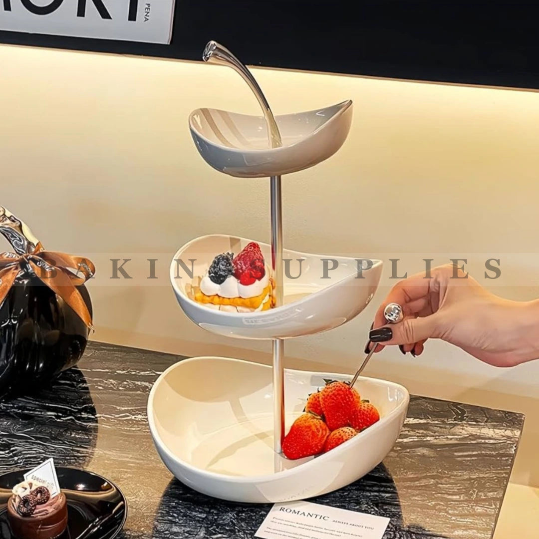 Modern Multi-Tier Fruit & Dessert Serving Stand