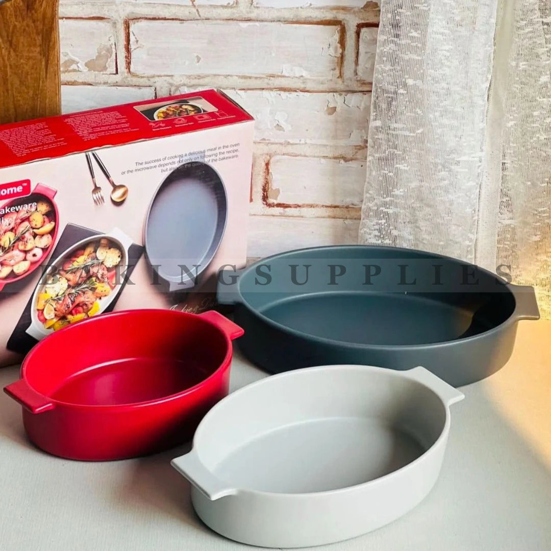 Multi-Coloured Oven Safe Dish Set (3-Piece) – Danny Homes