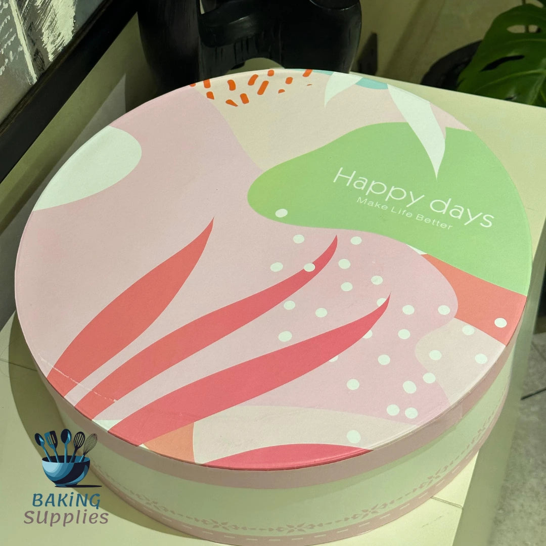 Multicolor Ceramic Cup & Saucer Set – 6 Pieces with Gift Box