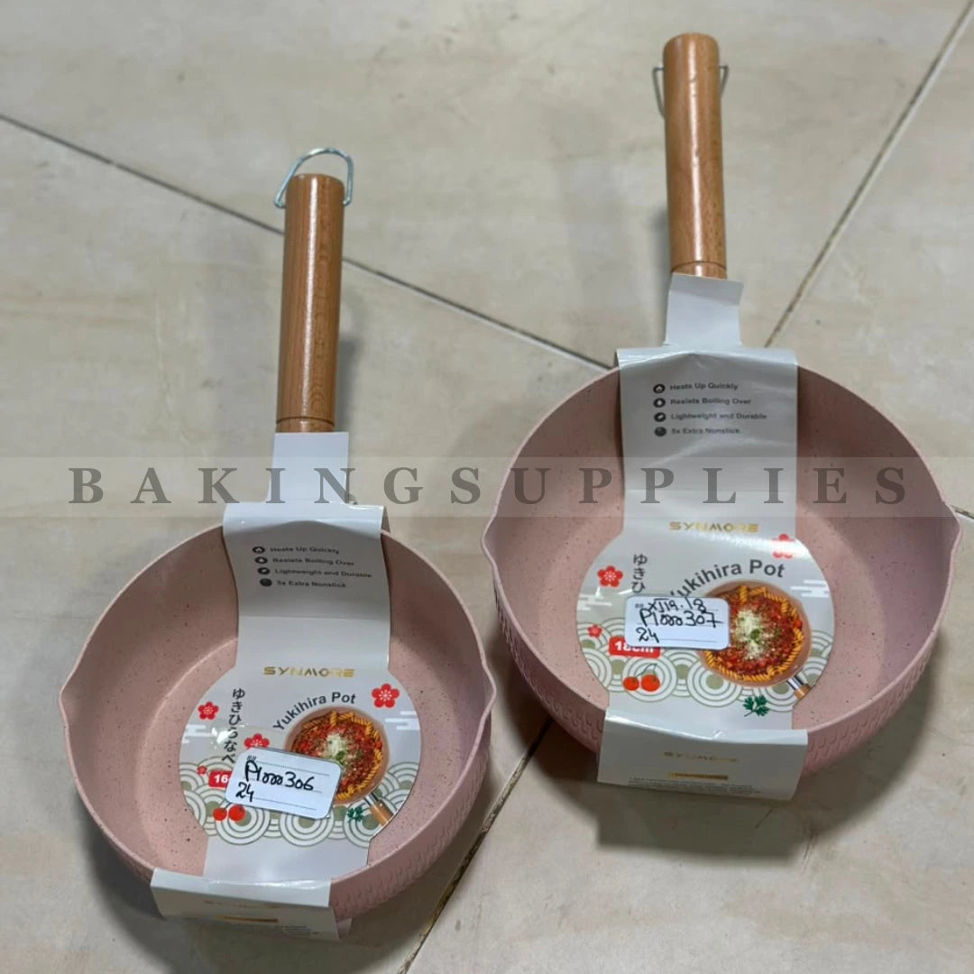 Non-Stick Sauce Pot with Wooden Handle