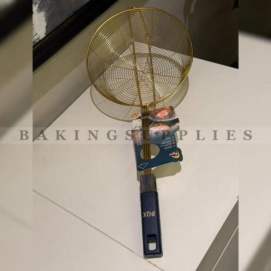 Premium Gold Wire Fryer with Heat Resistant Handle