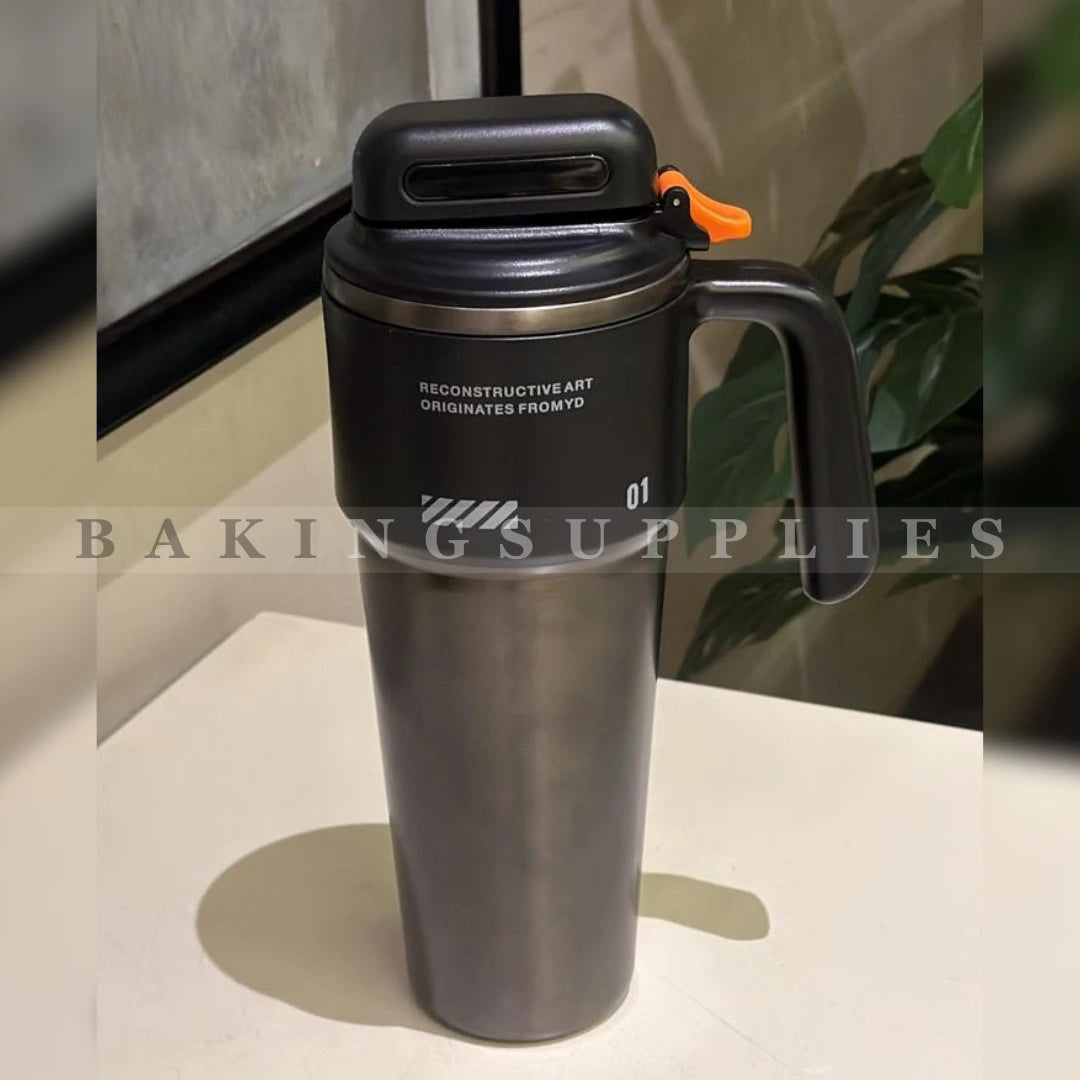 Premium Hot & Cool Stainless Steel Tumbler with Handle