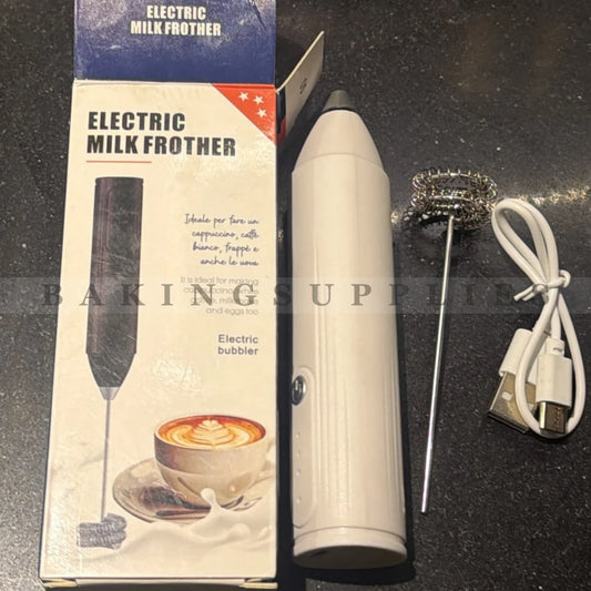 Rechargeable Electric Milk Frother Handheld Whisk