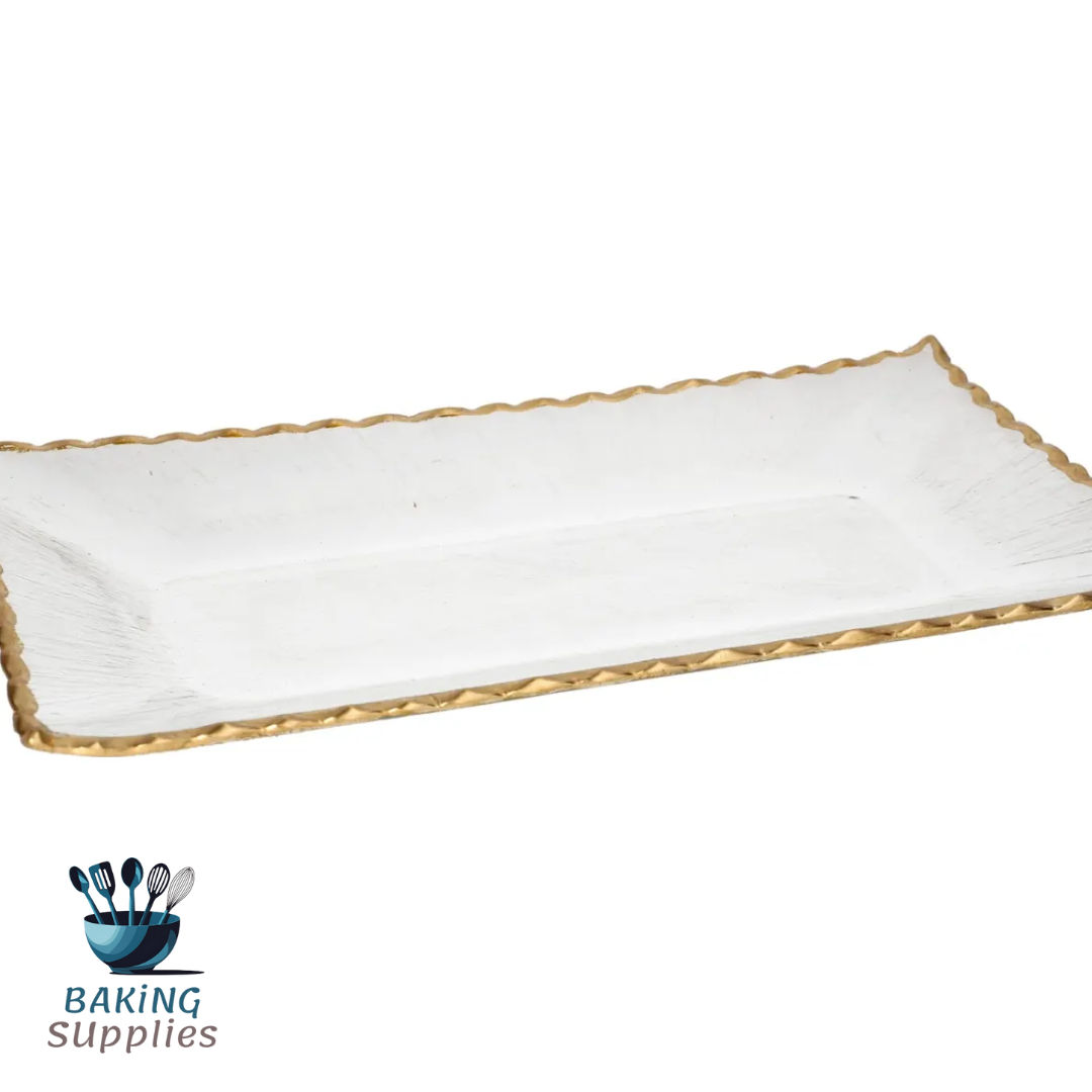 Rectangle Glass Serving Platter 35.3cm