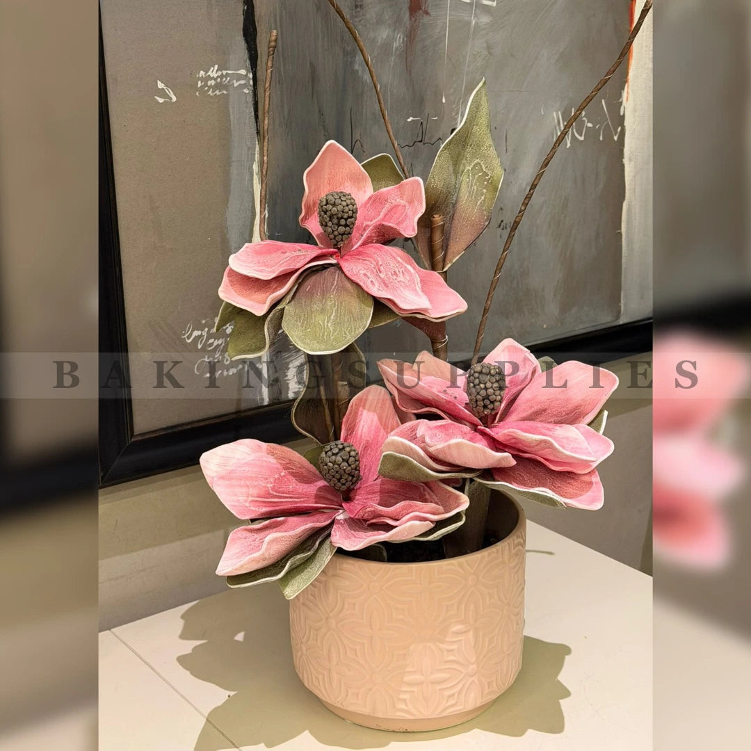 Artificial Flower & Plant in Ceramic Pot