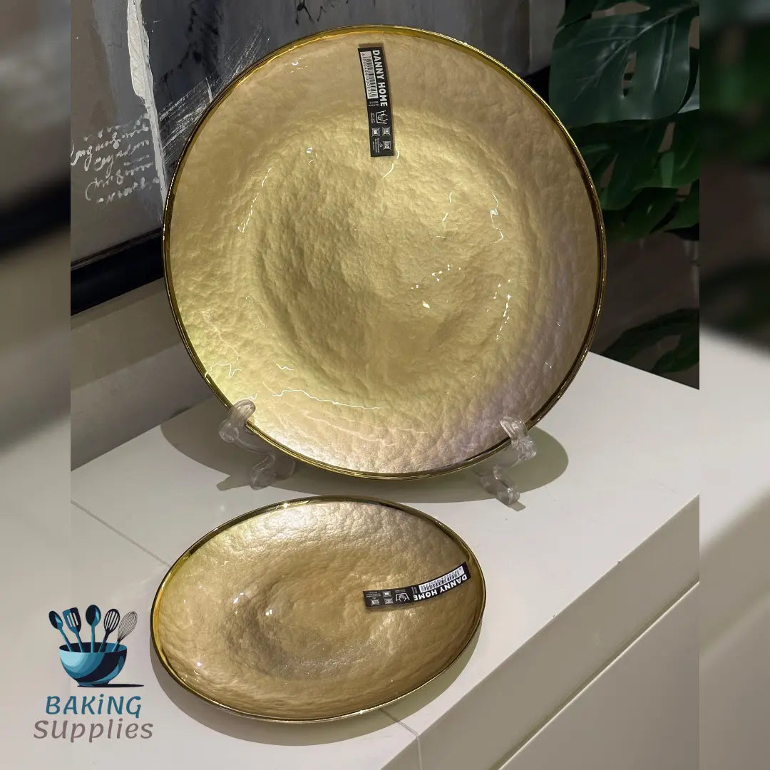 7-Piece Plate Set - 1 Big Platter + 6 Quarter Plates