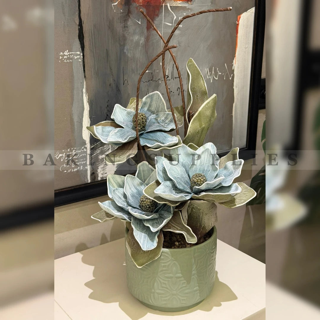 Artificial Flower & Plant in Ceramic Pot