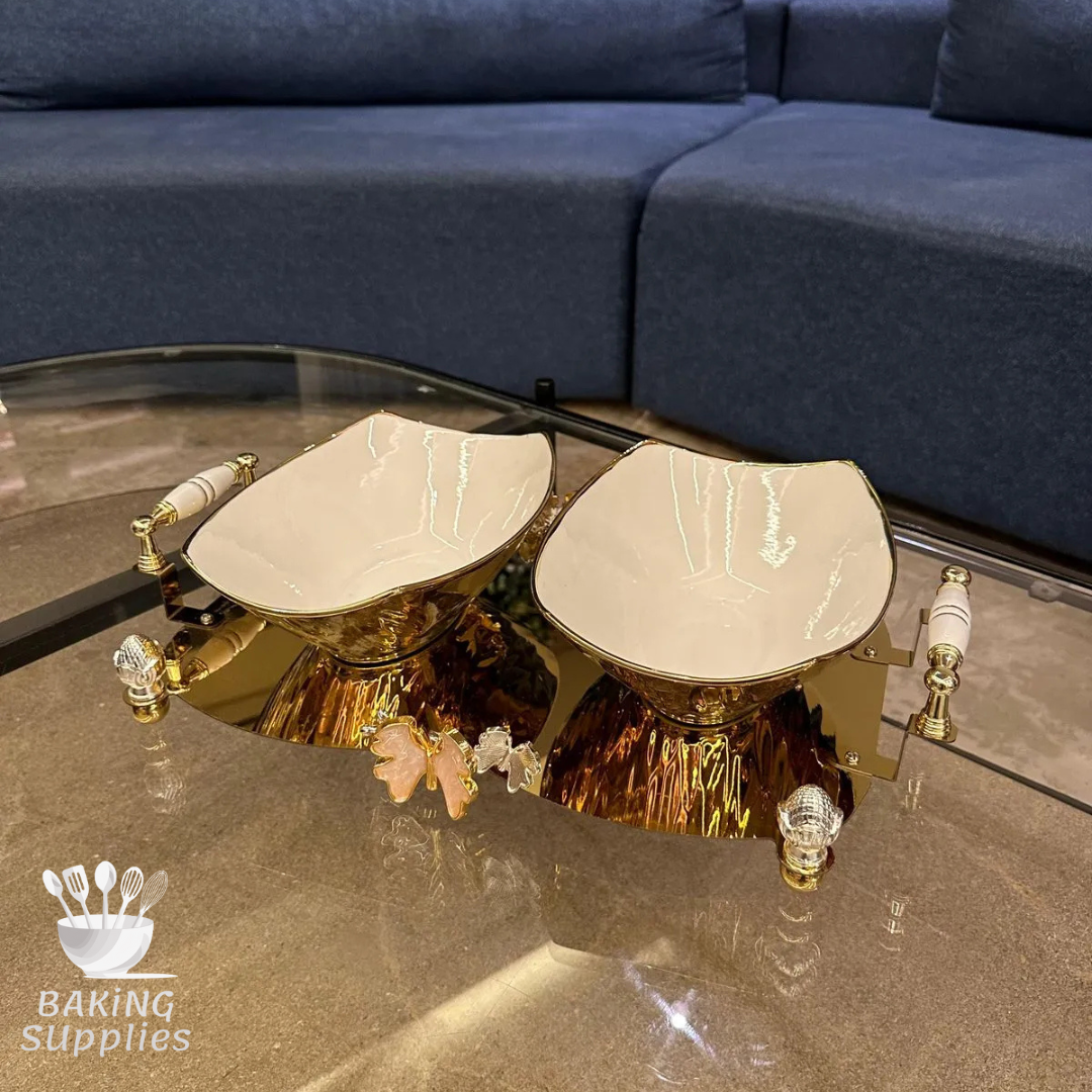 Salad Bowls with Tray | Elegant & Multipurpose Server Set
