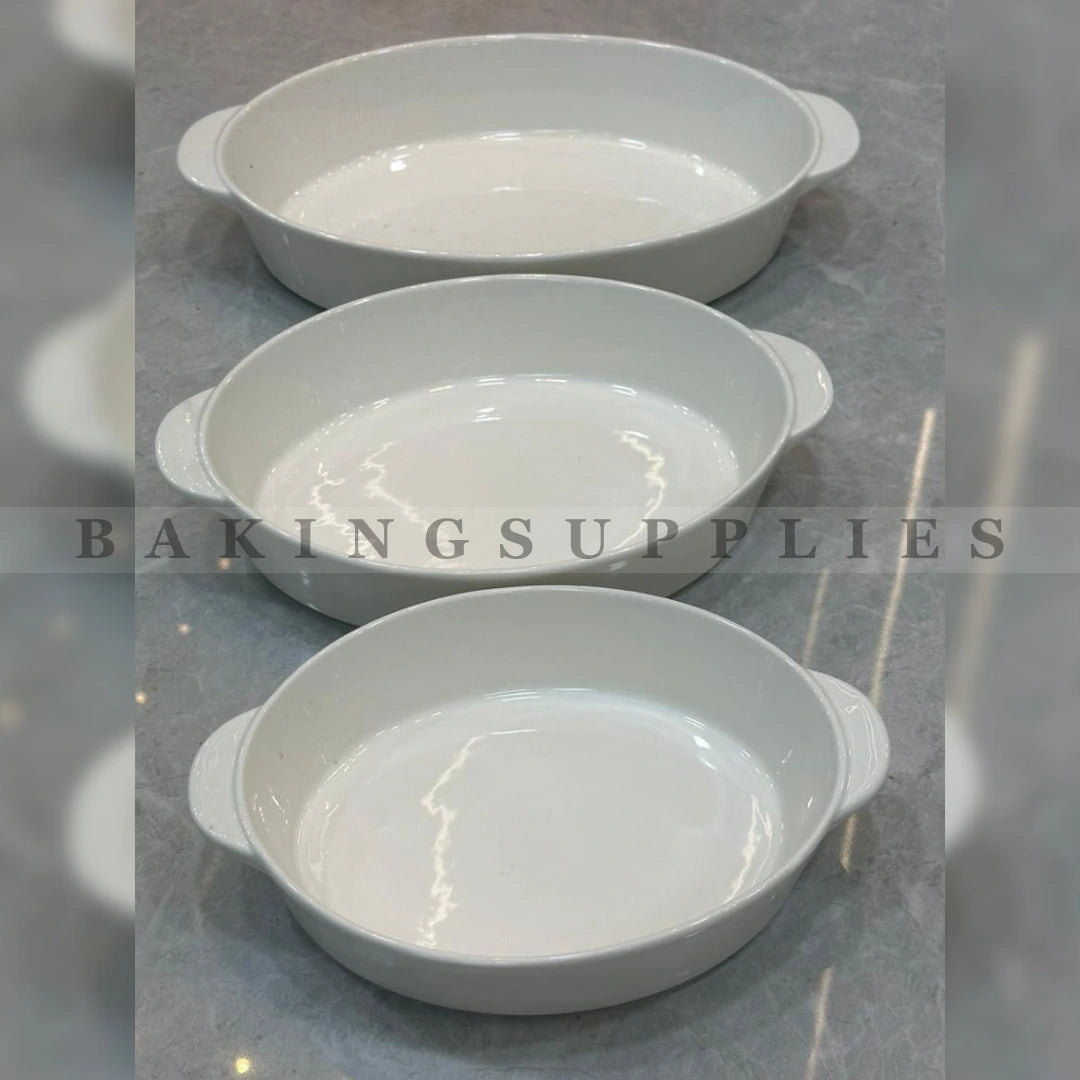 Bakeware Oven Safe Ceramic Baking Dishes Set of 3