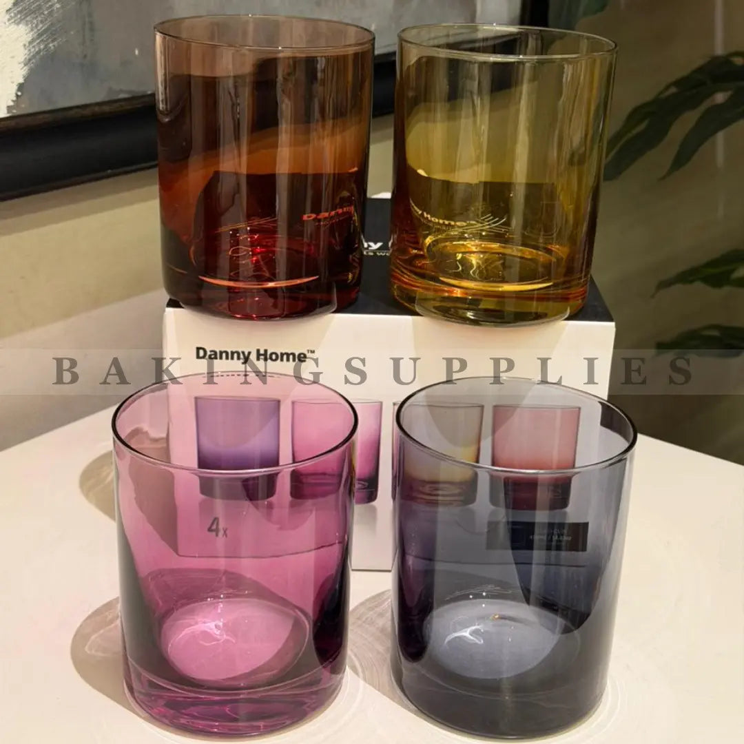 Set of 4 Danny Home Multi-Color Glasses