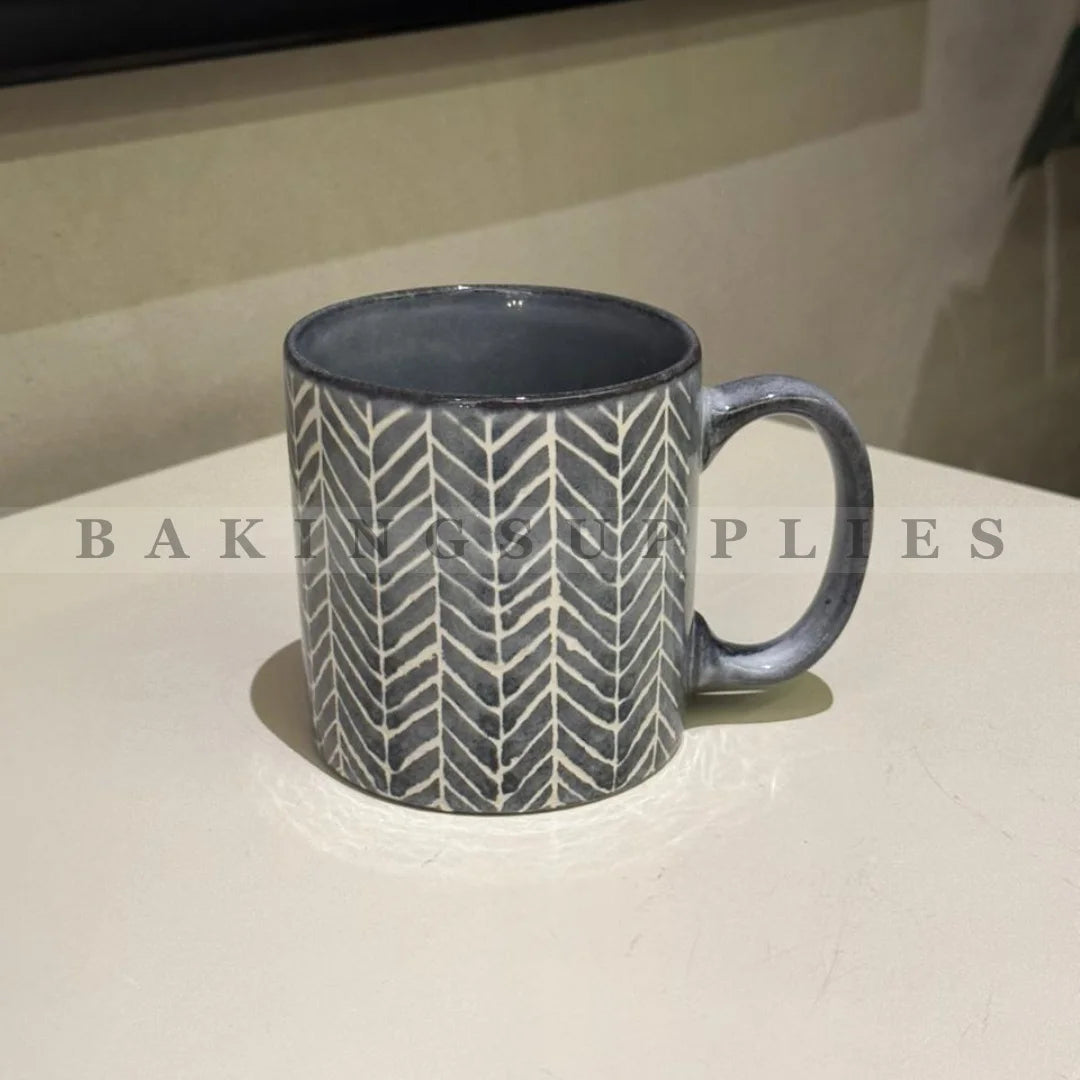 Set of 6 Mugs – Elegant Grey Collection