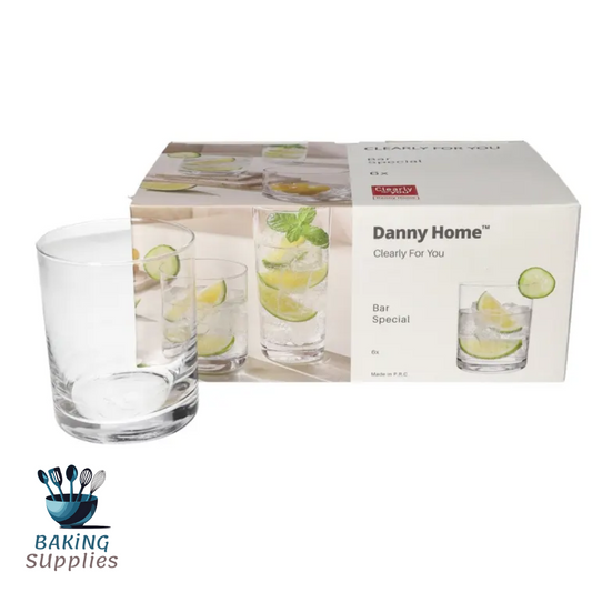 Short Whisky Glasses Set – 6pcs, 410 ml