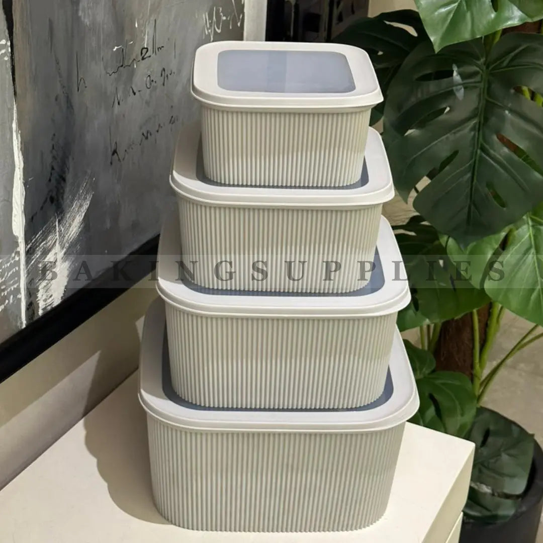 Silicone Airtight Storage Containers Set of 4