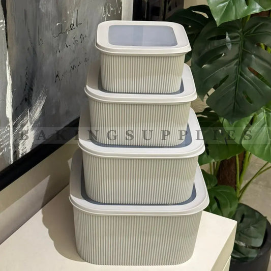 Silicone Airtight Storage Containers Set of 4