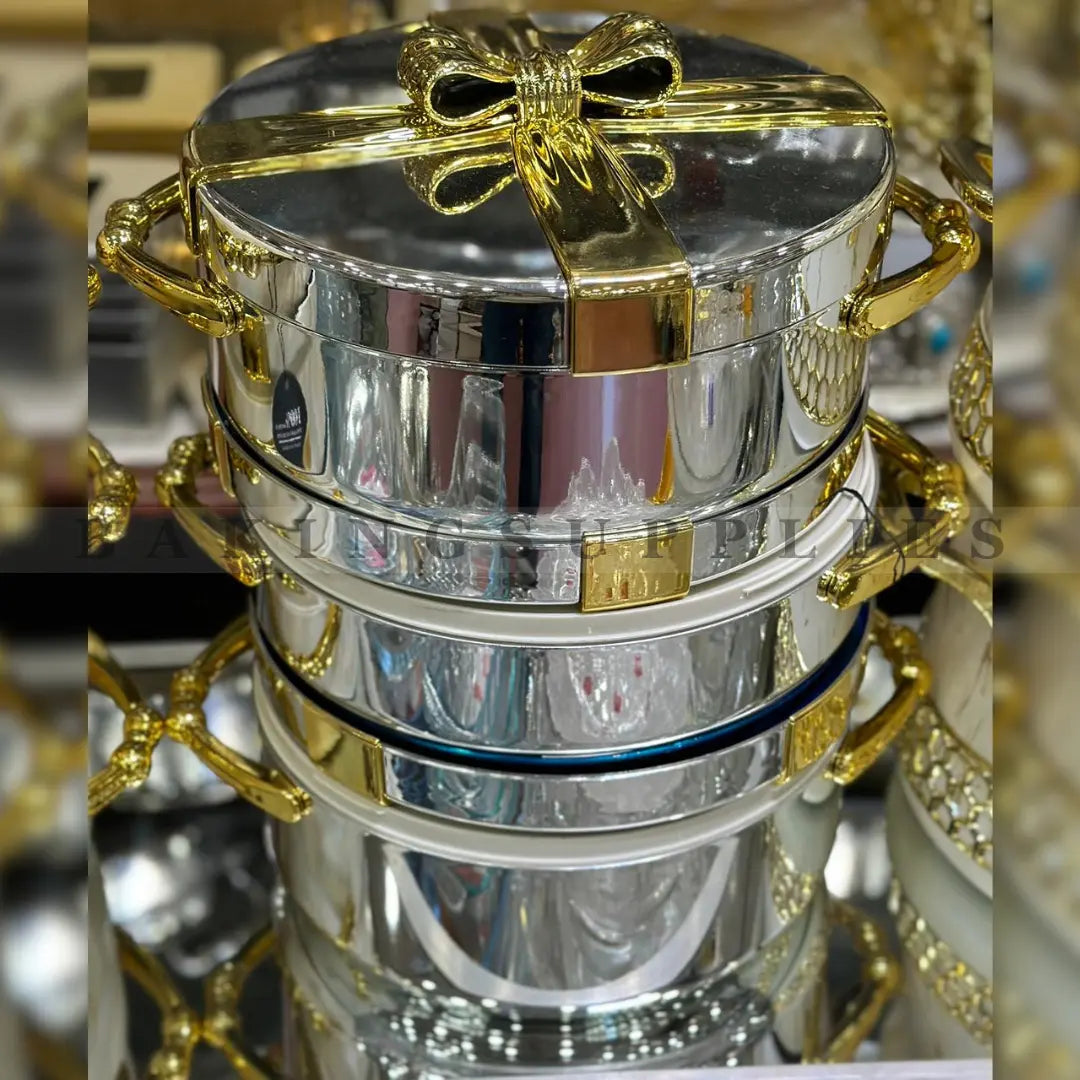 Imported Luxury 3 Piece Hot Pot Set with Lid