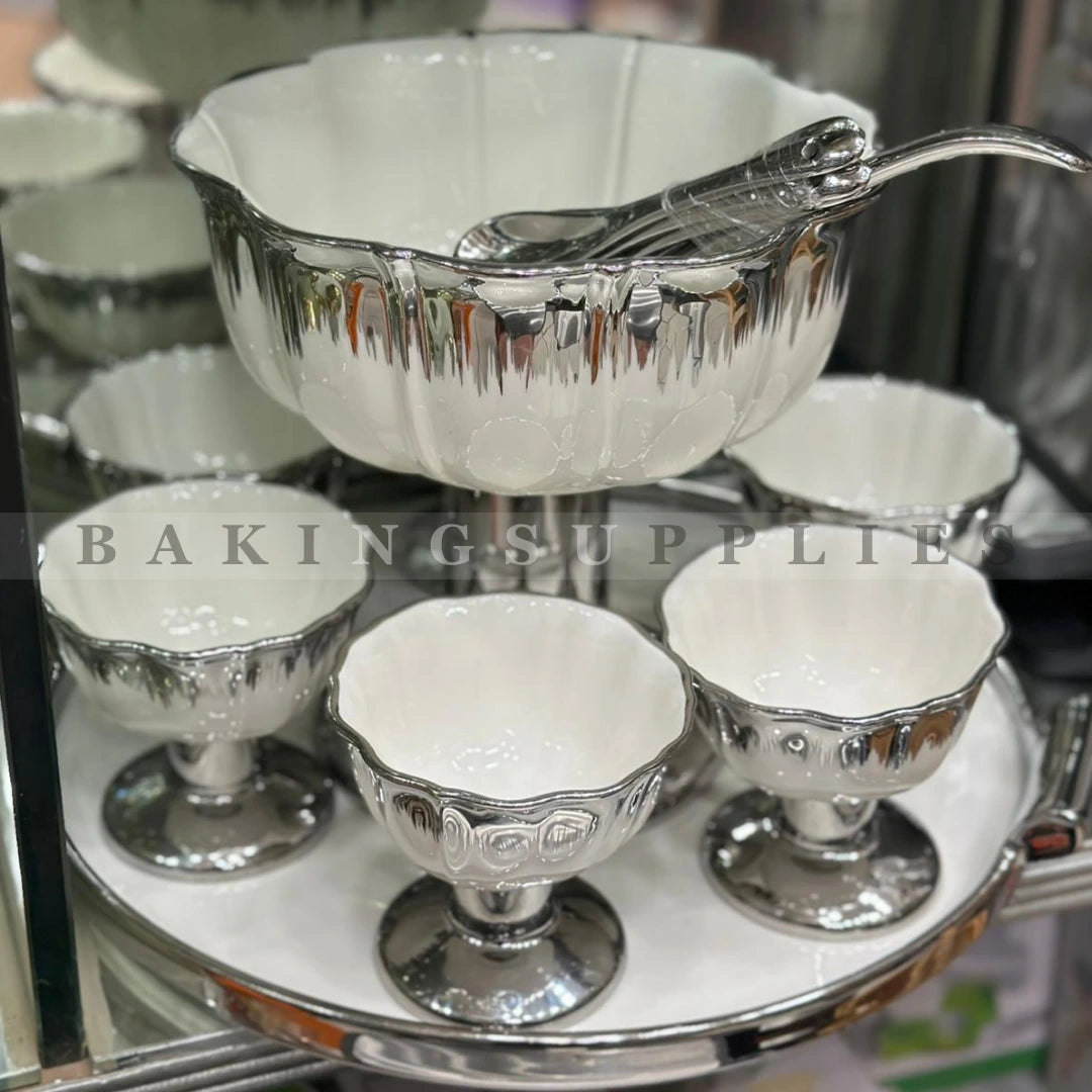 Luxury 15-piece Ice Cream Serving Set