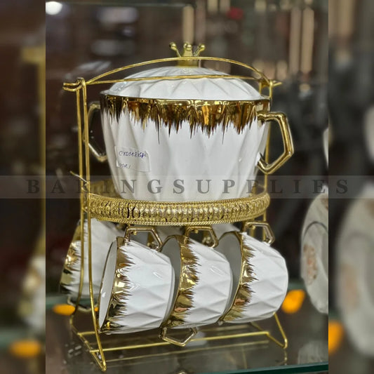 Danny Home Soup Set with Stand – Elegant Serving Collection