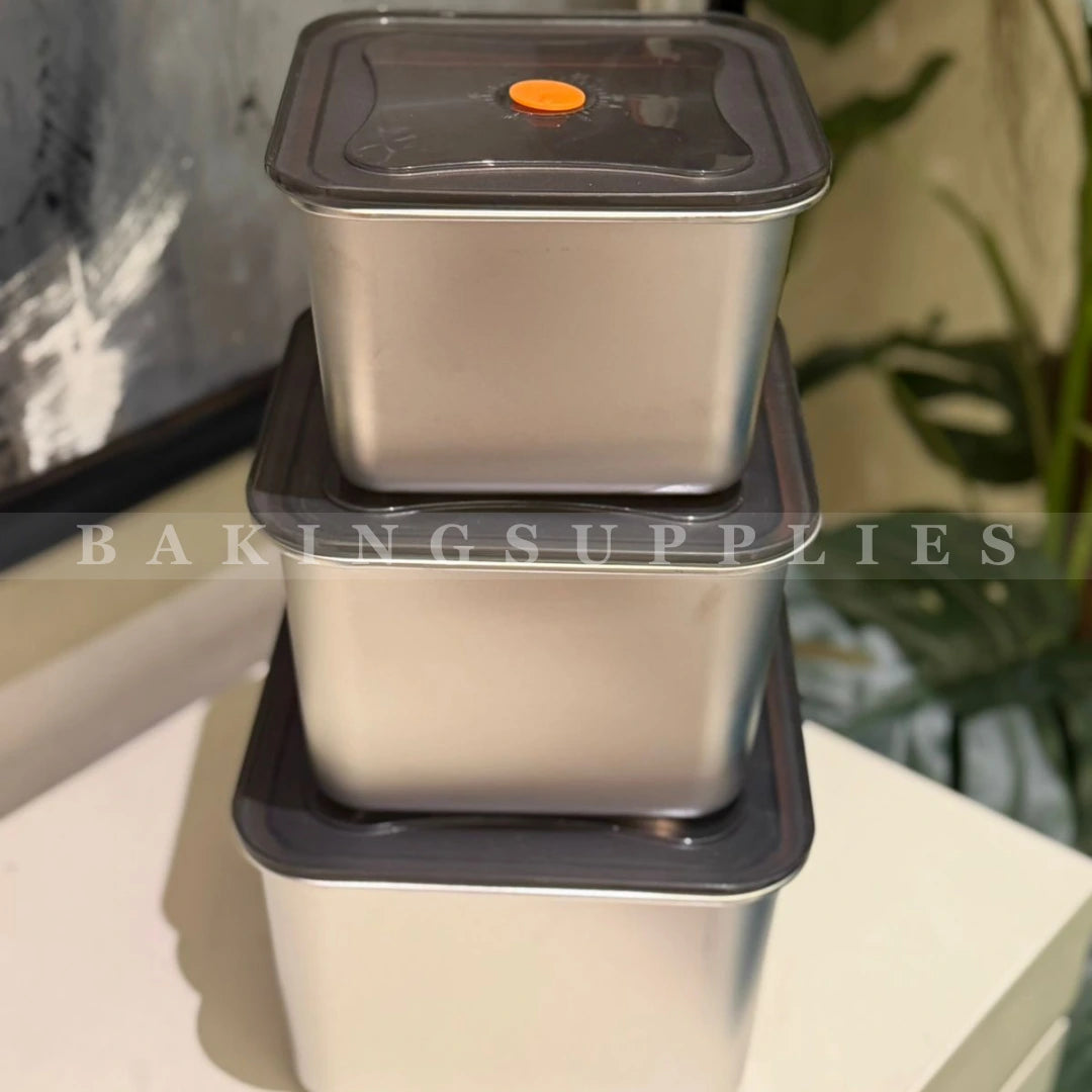 Stainless Steel Food Container Set of 3