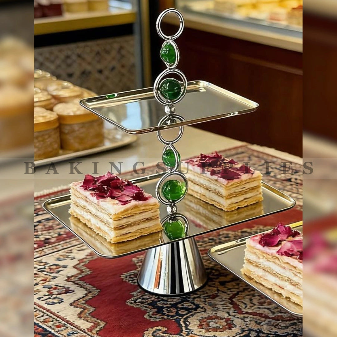 Luxury 2-Tier Dessert Stand