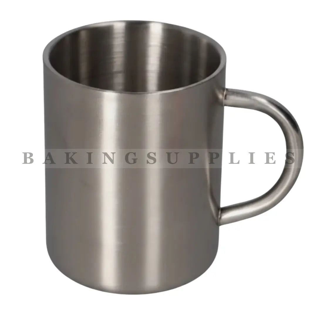 Stainless Steel Mug 400ml Silver