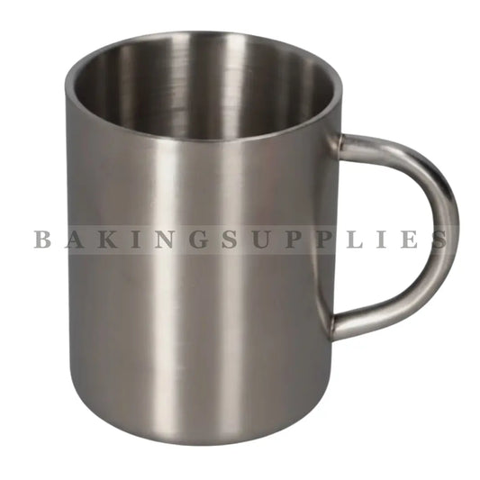 Stainless Steel Mug 400ml Silver