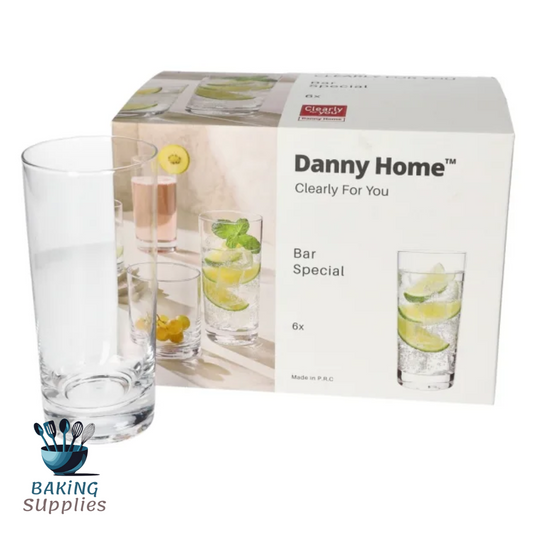 Tall Cocktail Glasses – Set of 6 (460 ml)