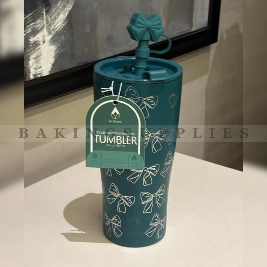 Bow Hot & Cool Stainless Steel Tumbler 887ml | Insulated Travel Cup