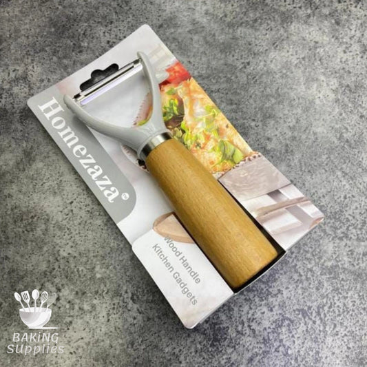 Wood & Stainless Steel Multipurpose Vegetable Peeler