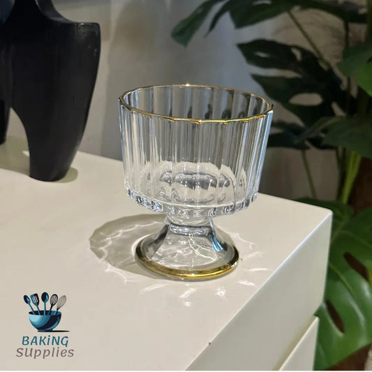 Set of 6 Dessert Bowls 4" Wide - Elegant Serveware