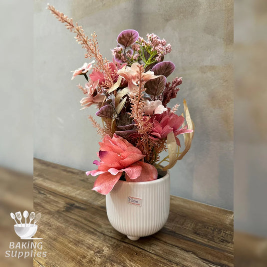 Elegant Ceramic Decorative Flowers (Home Décor Accent)